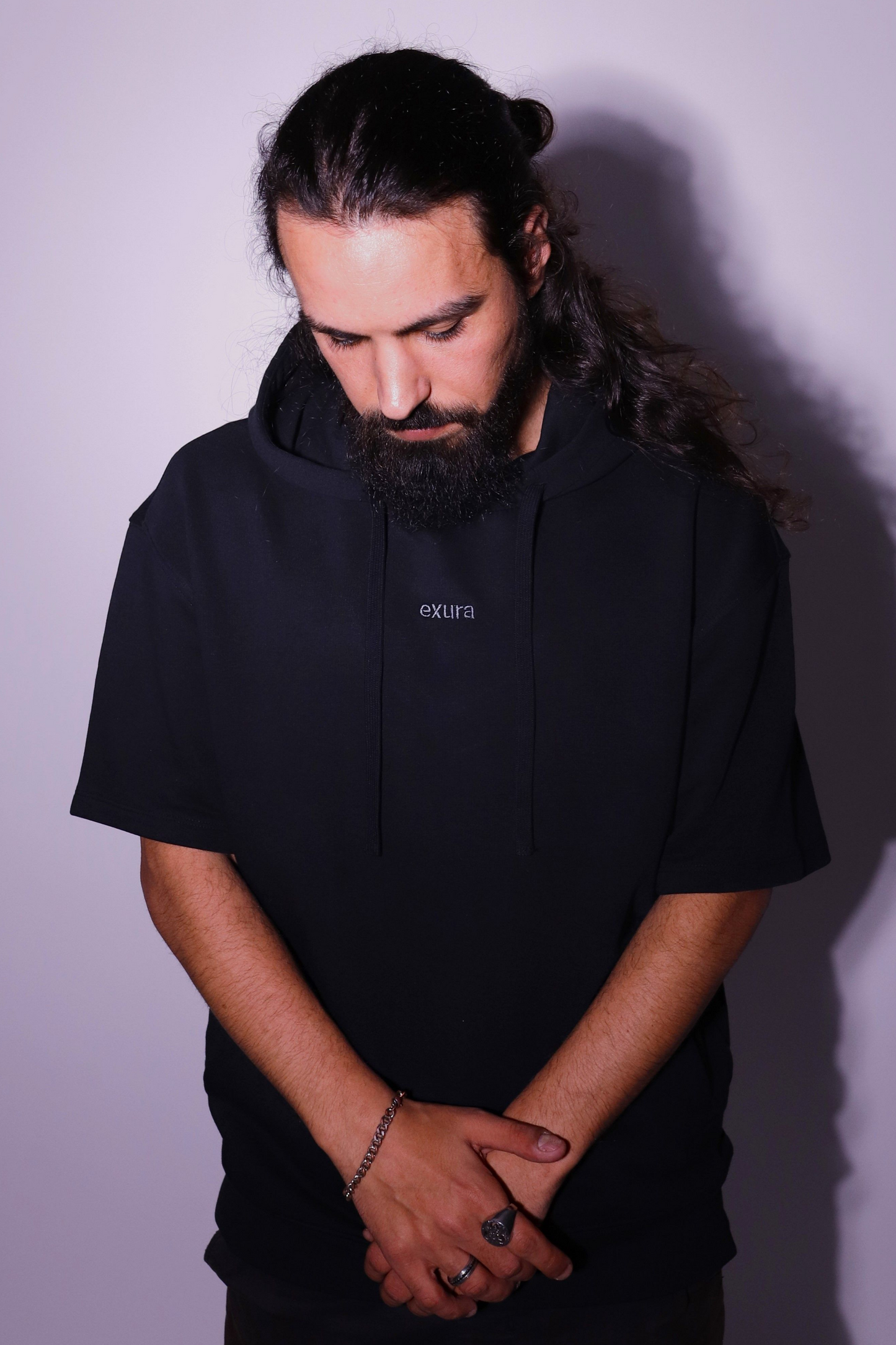 Exura Voralis Oversized Hoodie (Black)