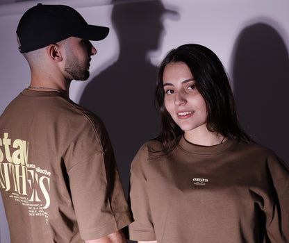 Exura Stay Ruthless Oversized Tee (Toffee)