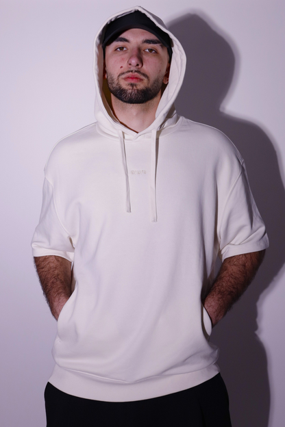 Exura Pyraen Oversized Hoodie (Off-White)
