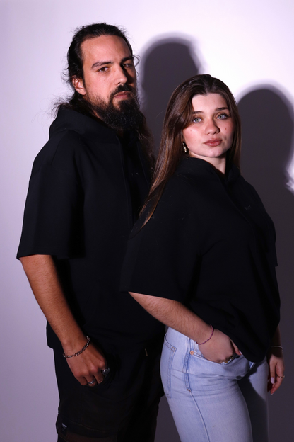 Exura Voralis Oversized Hoodie (Black)