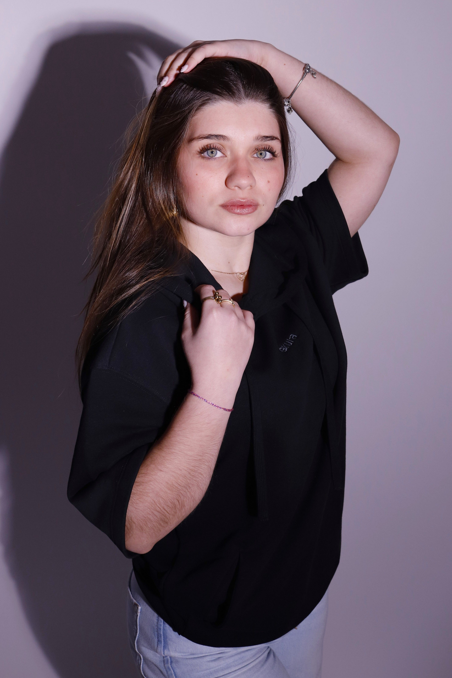Exura Voralis Oversized Hoodie (Black)
