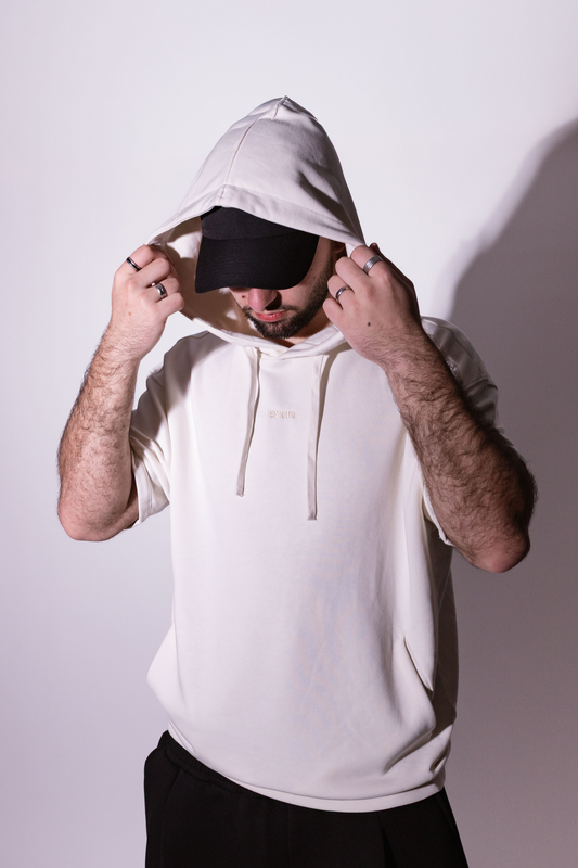 Exura Pyraen Oversized Hoodie (Off-White)